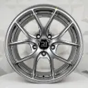 RIN 18X8 5-114.3 R1 SPORT VLF10 HYPER BLACK ET38 CB73.1 