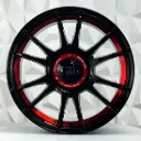 RIN 15X7 4-100/114.3 R1 SPORT JCW48 BLACK RED UNDERCUT* ET35 CB73.1