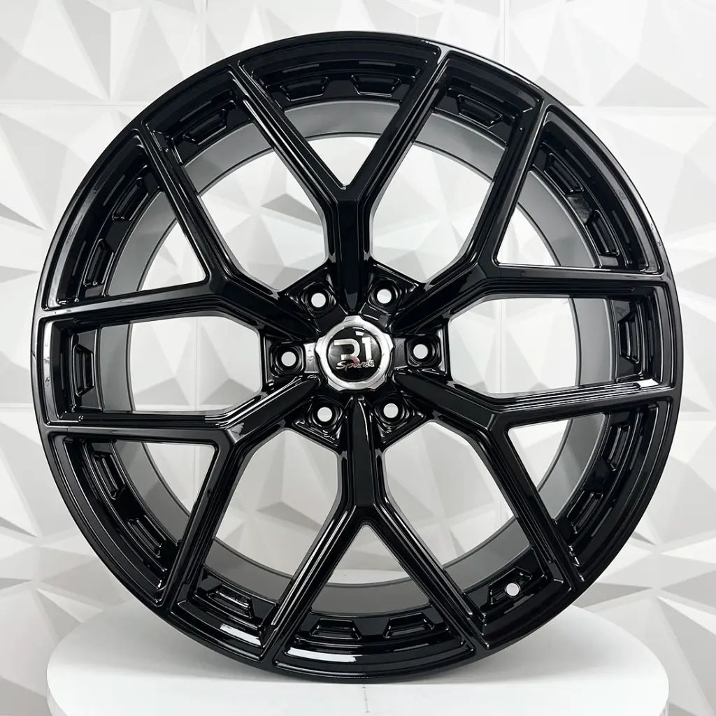 RIN 22X9.5 6-139.7 R1 SPORT 877 GLOSS BLACK ET25 CB106.1