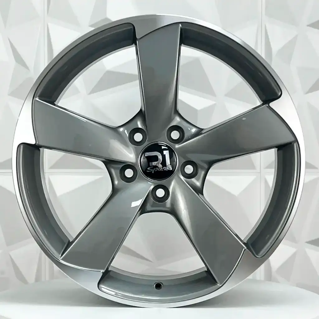 RIN 20X9 5-112 R1 SPORT 5069 GUNMETAL MACHINE LIP ET45 CB66.6