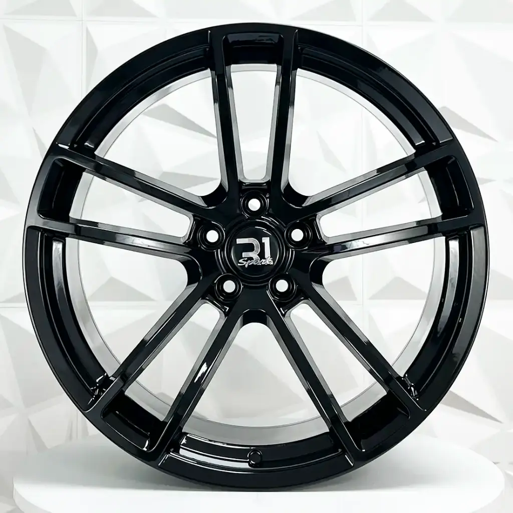 RIN 20X9.5 5-115 R1 SPORT FA607F BLACK ET18 CB71.5