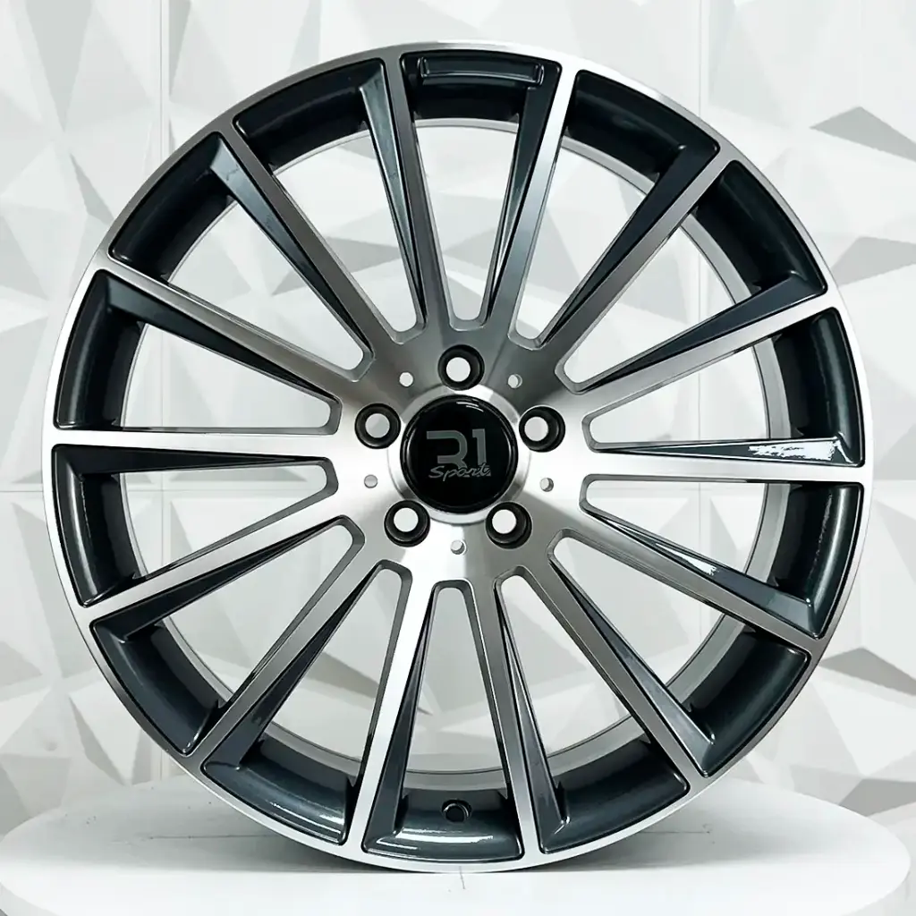 RIN 19X9 5-112 R1 SPORT M073-FF GUNMETAL MACHINE FACE ET38 CB66.6