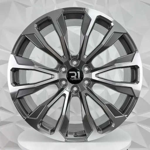 [FF248512] RIN 24X10 6-139.7 R1 SPORT TYH73 GUNMETAL MACHINE FACE ET31 CB78.1